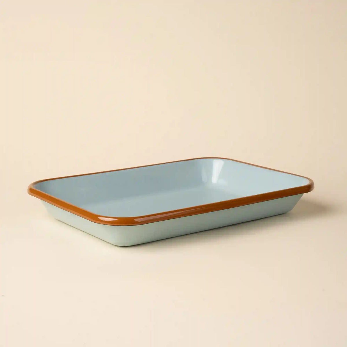 Solid Enamel Baking Dish