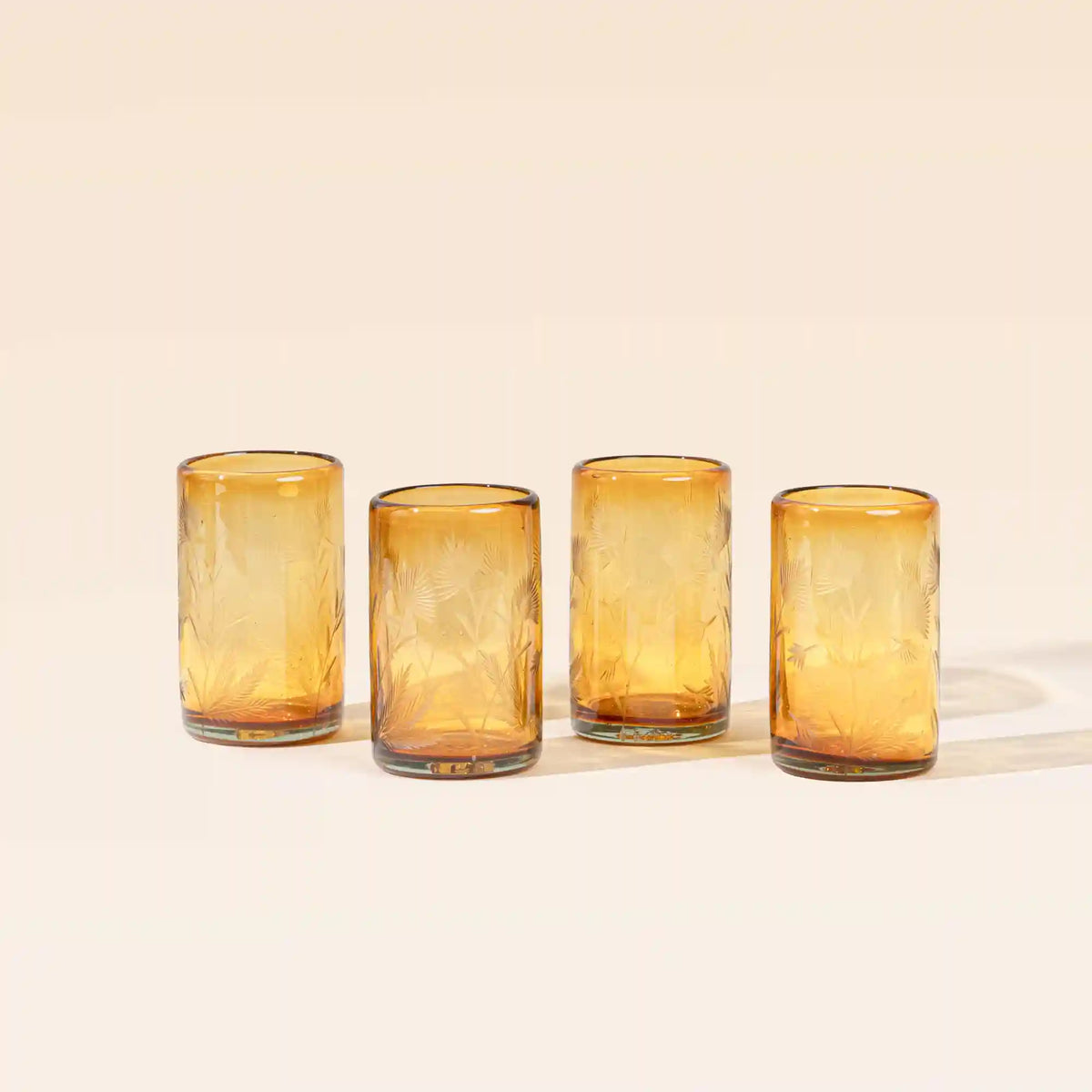Etched Thistle Tumblers