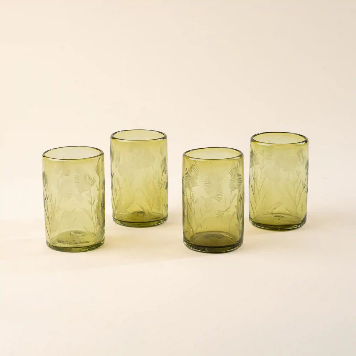 Etched Thistle Tumblers