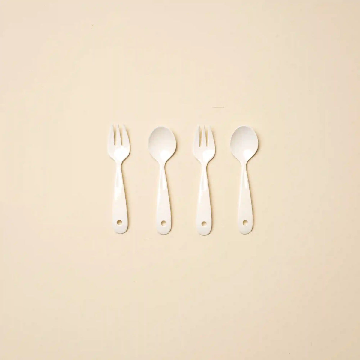 Japanese Enamel Bitty Serving Tools