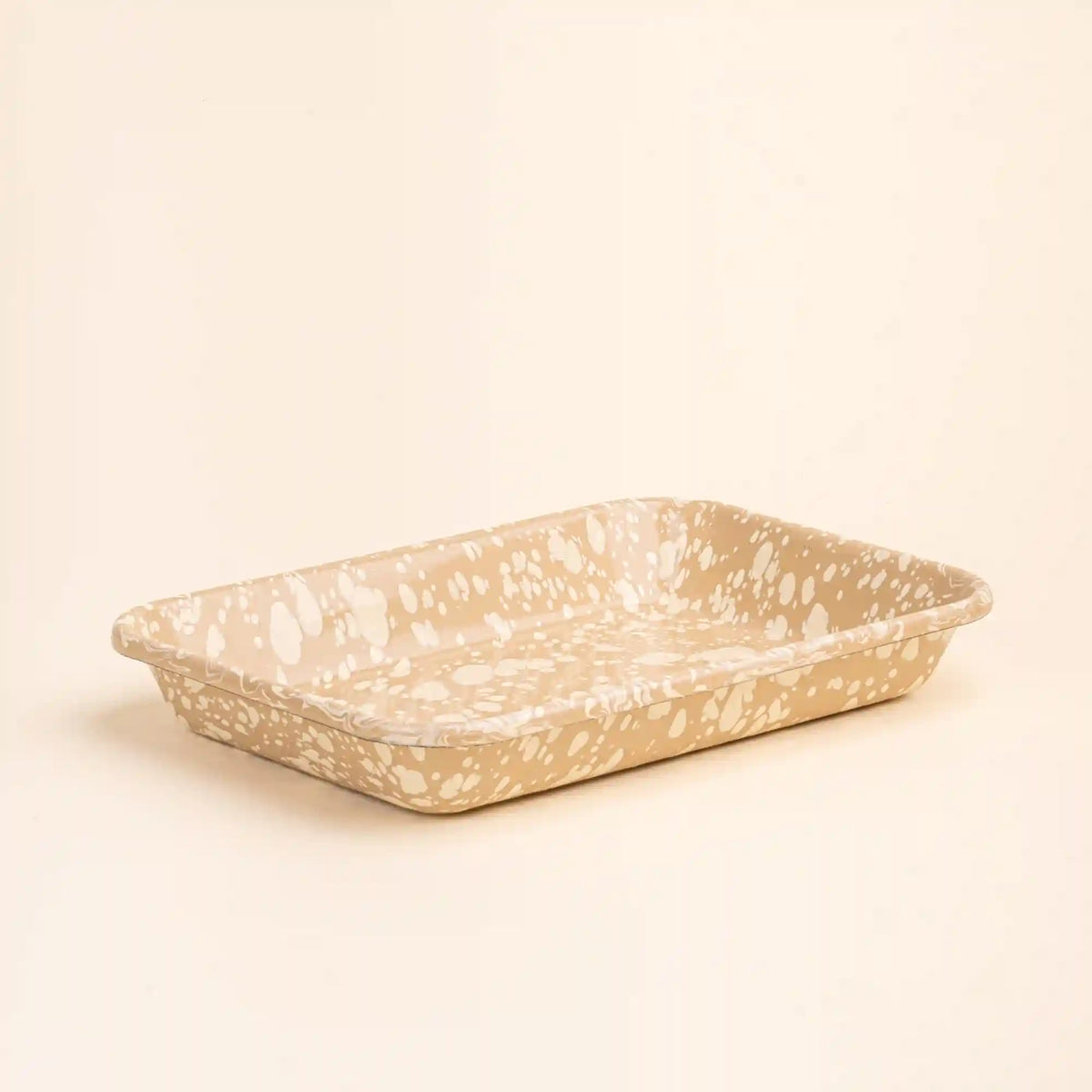 Splattered Enamel Baking Dish