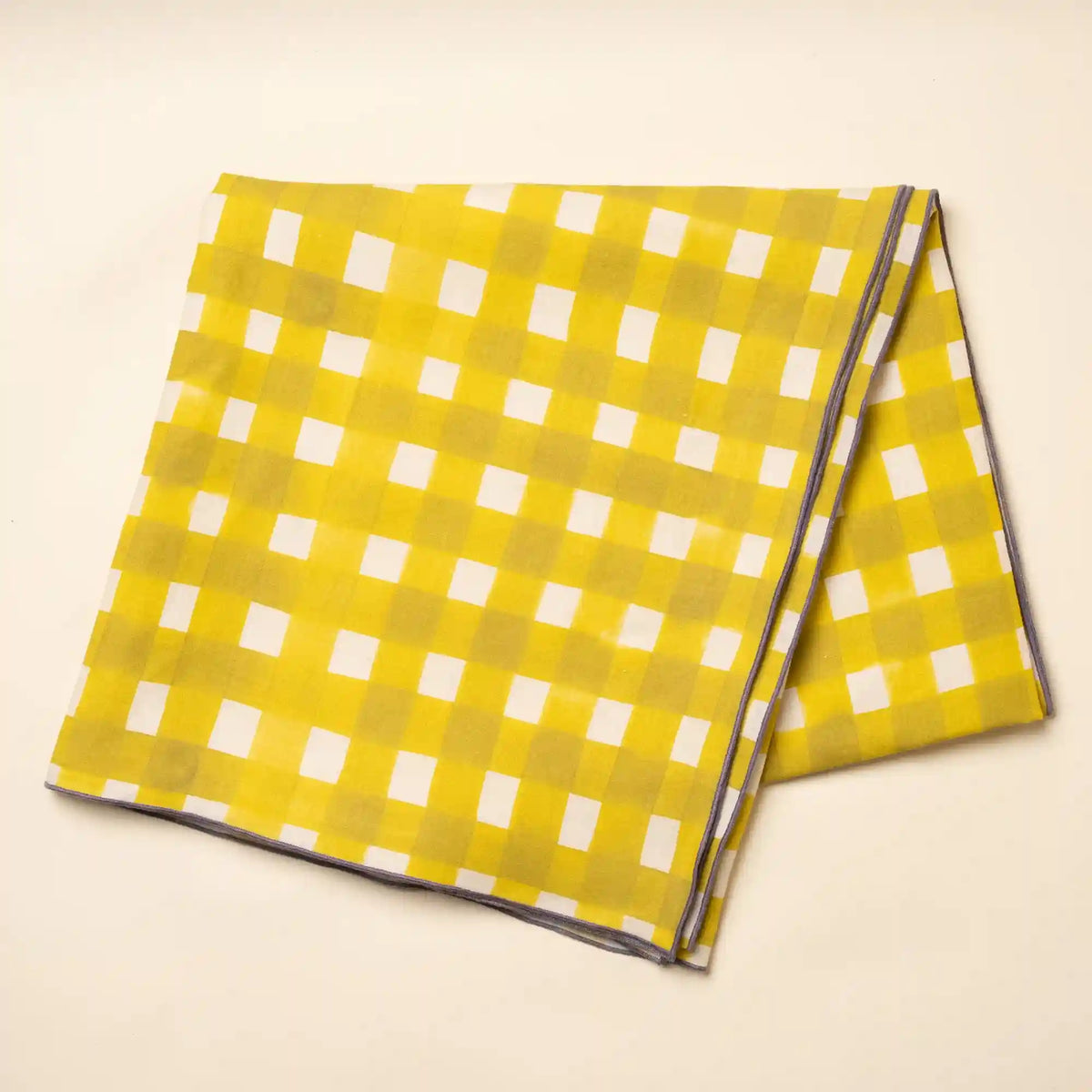 Crosshatch Linen Table Runner