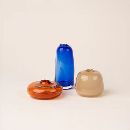 Glass Vase Trio
