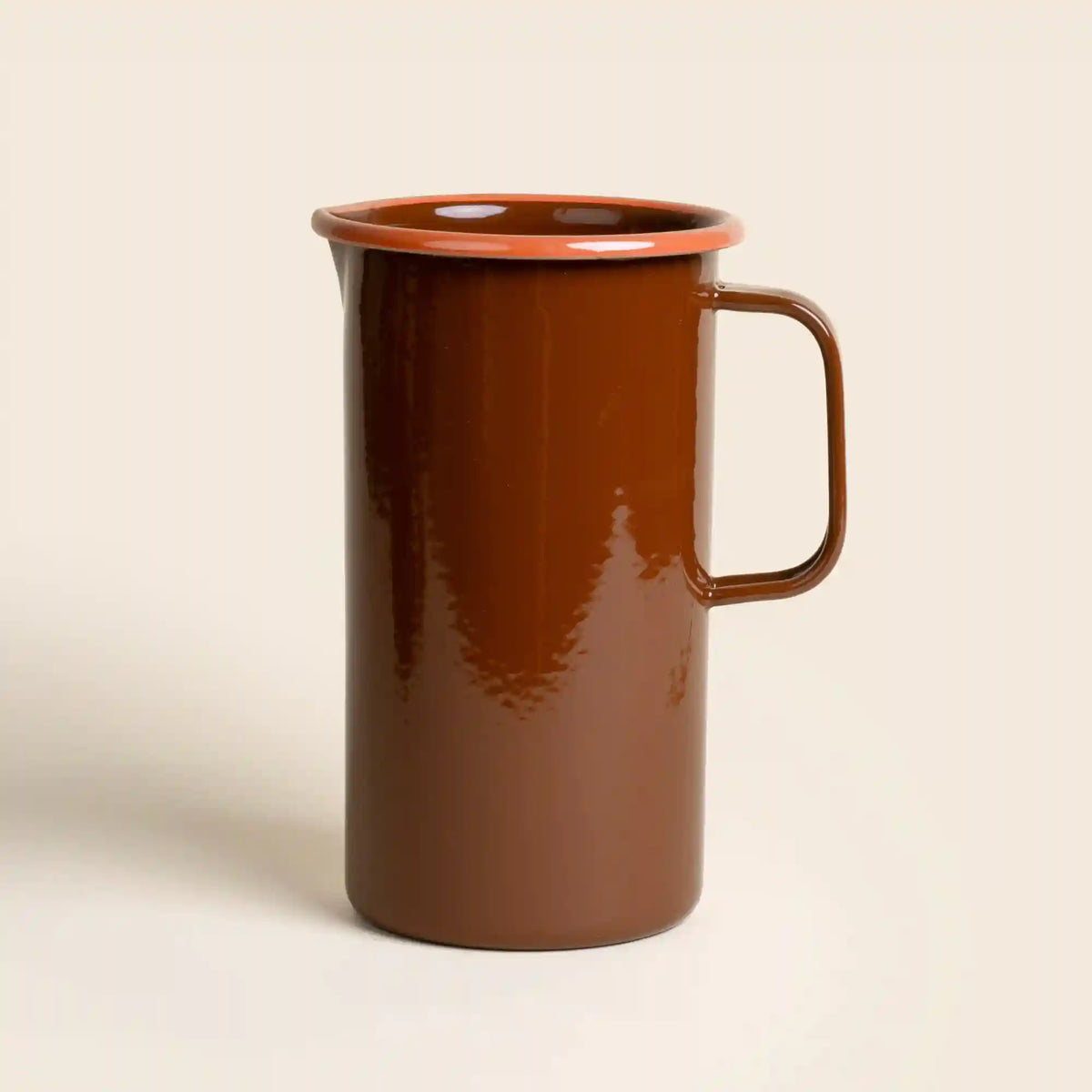 Solid Enamel Pitcher