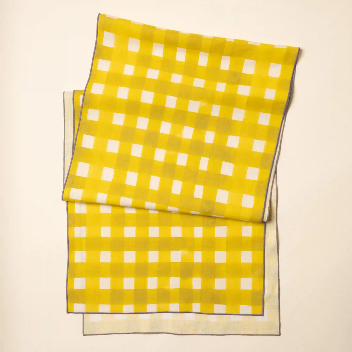 Crosshatch Linen Table Runner