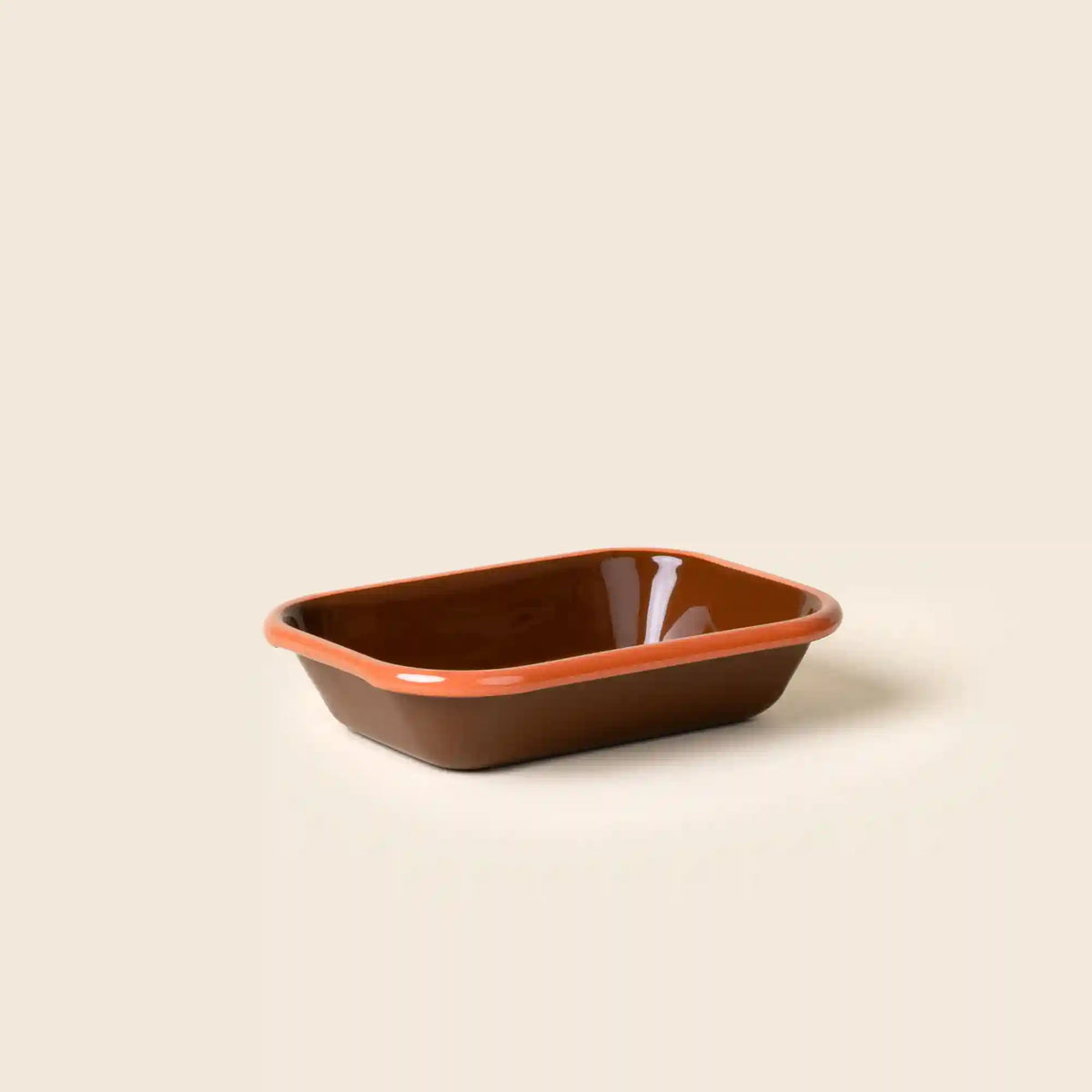 Solid Enamel Baking Dish