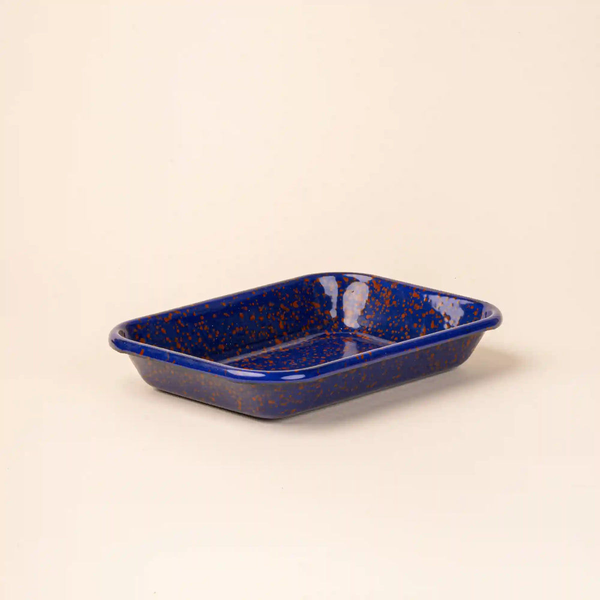 Splattered Enamel Baking Dish