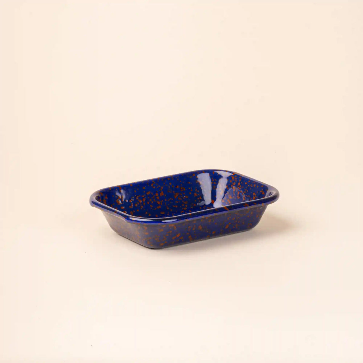 Splattered Enamel Baking Dish