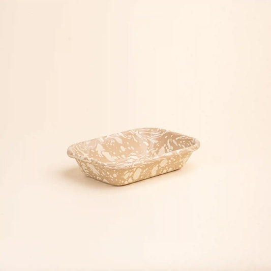 Splattered Enamel Baking Dish
