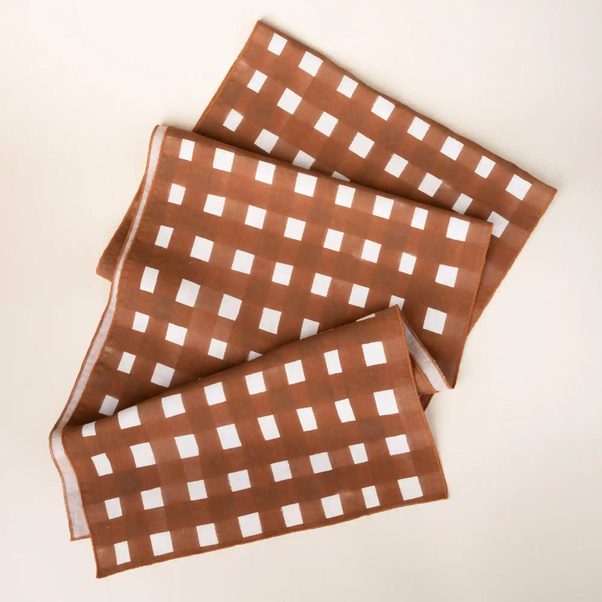 Crosshatch Linen Table Runner