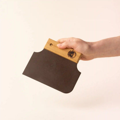 Spun Iron Dough Scraper