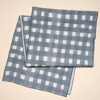 Crosshatch Linen Table Runner