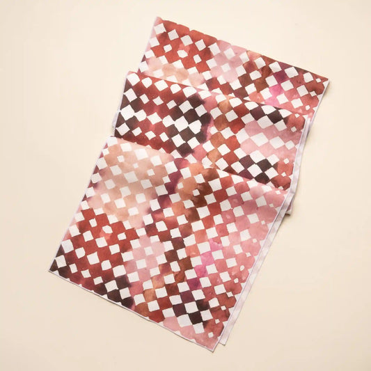 Watercolor Diamonds Runner