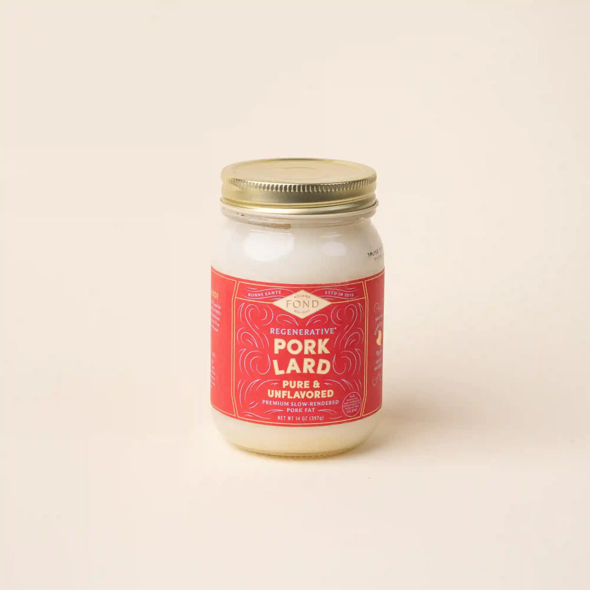 Regenerative Pork Lard