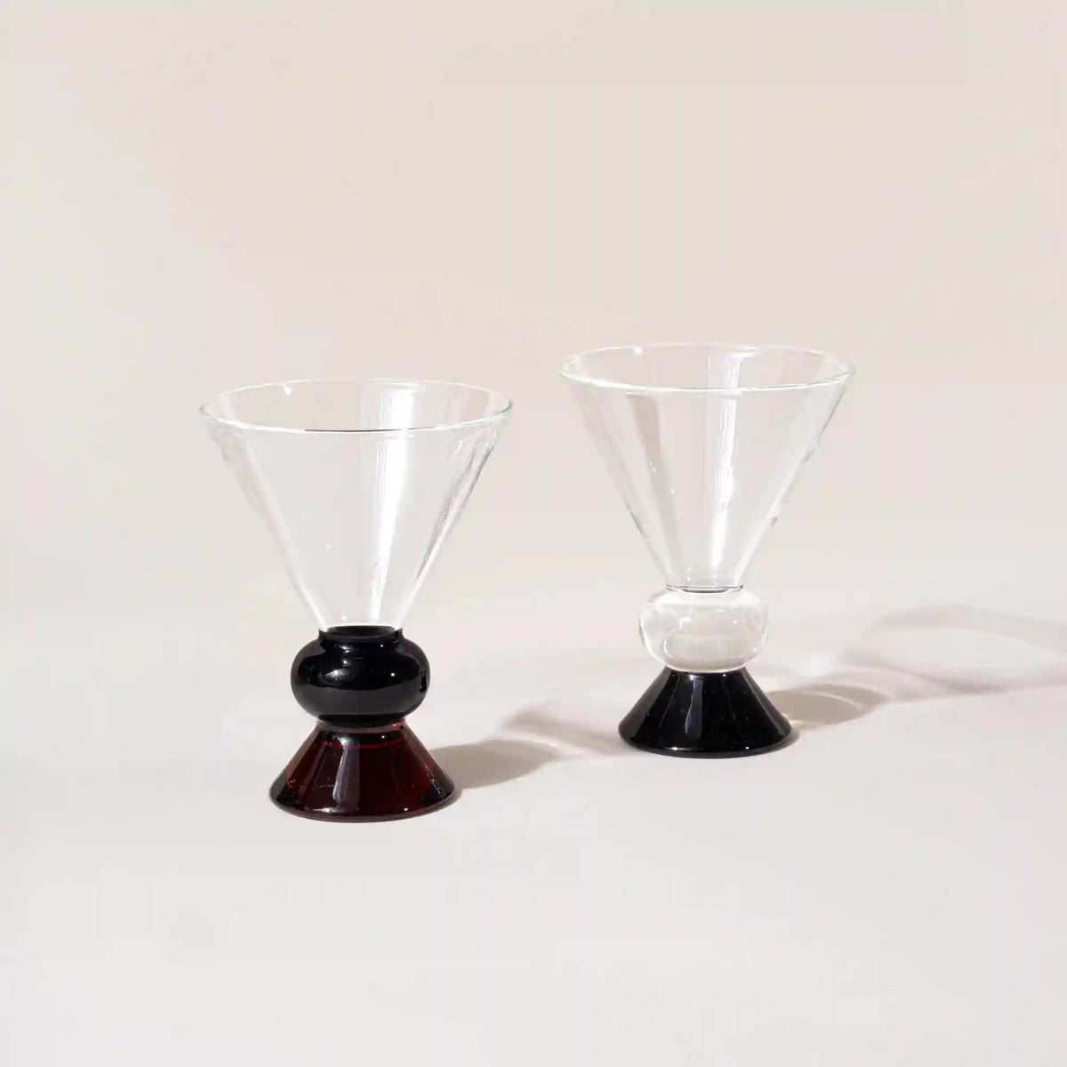 Totem Cocktail Glasses, Set of 2